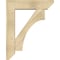 Ekena Millwork Westlake Slat Rough Sawn Bracket w/ Offset Brace, Douglas Fir, 8"W x 32"D x 40"H BKT0806X32X40WTL06RDF - alternate 3